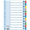 Esselte Divisori neutro per raccoglitori A4 Esselte Mylar colori assortiti in cartoncino - 12 schede