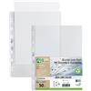Sei Rota Buste forate trasparenti A4 Sei Rota Gea medio spessore - ruvida 22x30 cm (conf. 50)