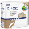 Lucart Carta igienica Lucart Eco Natural - 3 veli - Ø 12,5 cm x 30 m - 270 fogli (conf. 4)