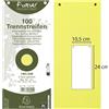 Exacompta Divisori orizzontali - cartoncino riciclato - 10,5 x 24 cm - giallo - Exacompta - conf. 1200 pz - G04903