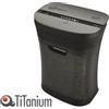 Titanium Distruggidocumenti a frammenti P-4 Titanium grigio - 12 fogli (manuale) - 19 lt - 1,5 m/min