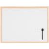 Starline Lavagna magnetica murale Starline cornice legno bianca acciaio laccato - 60 x 45 cm