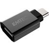 Emtec - USB 3.1 To Type-C con adattatore -1 porta USB-A 3.1 - ECADAPT600C - G03806