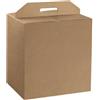 SCOTTON Scatole in cartone liscio per panettone e bottiglia 33x25x35 cm colore avana - Scotton - D06200