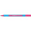Schneider Penna a sfera con cappuccio Schneider Slider Edge rosa - punta 1,4 mm - fusto azzurro/rosa