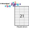 Starline Etichette multiuso bianche Starline - 70 x 42,3 mm - 2100 etichette