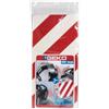 Geko Pannello antiurto adesivo BOX - 24 x 50 cm - bianco/rosso - Geko - conf. 2 pz - G01670