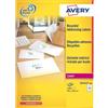 Avery Etichette per spedizioni bianche Avery Riciclate - 63,5 x 38,1 mm - 2100 etichette