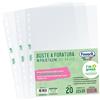 Favorit Buste forate - 22 x 30 cm - PE Bio-Based - liscio superior - Favorit - conf. 20 pz - G00253