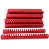 Titanium 100 dorsi plastici 21 anelli 6mm rosso titanium - Z04813