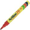 Artline Marcatore permanente Artline A 70 rosso punta tonda 1,5 mm
