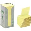 Post-It Z-notes adesivi Post-It Notes Green giallo canary - 76x76 mm - 100 fogli (conf. 16)