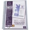 Exacompta Buste forate con soffietto - PPL - 22 x 30 cm - trasperente - Exacompta - conf. 25 pz - G00310
