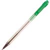 Pilot Penna a sfera a scatto Pilot BP-S Matic verde - punta 0,7 mm - fusto trasparente (conf. 12)