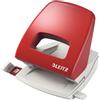 Leitz Perforatore 2 fori rosso mod.5005 max 25fg - metal rim leitz - Z01782