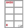 Markin Etichette multiuso bianche Markin A450 - 99,1 x 67,7 mm - 800 etichette