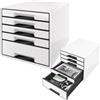 Leitz Cassettiera drawer Cabinet CUBE 5 bianco Leitz - Z13563