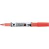 Pilot Marcatore punta fine per lavagna Pilot V Board Master rosso - tratto 0,8 mm (conf. 10)