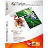 Titanium Pouches per plastificatrice a caldo Titanium Standard 125 µm - finitura lucida - 5,4x8,6 cm (conf. 100)
