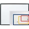 LMV Lavagna magnetica portatile LMV bianca acciaio smaltato - 50 x 35 cm