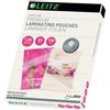 Leitz Pouches per plastificatrice a caldo Leitz iLAM 125 µm - finitura lucida - 15,4x21,6 cm (conf. 100)