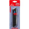 Iternet Cutter taglierino con lama retrattile Iternet SX-12-6 nero - lama 19 mm