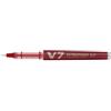 Pilot Penna roller con cappuccio Pilot V7 ricaricabile rossa - tratto 0,4 mm