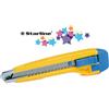 Starline Cutter taglierino con blocco a scatto Starline giallo - lama 18 mm