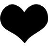 Securit Lavagne Silhouette da parete Securit FB-HEART - 239727