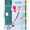 Exacompta Divisori alfabetici per raccoglitori A4 Exacompta colori assortiti in cartoncino - 20 schede