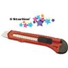 Starline Cutter taglierino con blocco a scatto Starline rosso - lama 18 mm