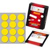 Markin Etichette multiuso gialle Markin - Ø 34 mm - 120 etichette