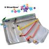 Starline Buste con zip A4 Starline trasparenti - formato 27x36 cm (conf. 5)