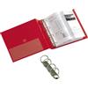 Sei Rota Raccoglitore A4 rosso Sei Rota Stelvio - 4 anelli 16 mm - dorso 2,5 cm - 22x30 cm