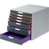 Durable Cassettiera in plastica Durable Varicolor - 300443
