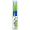 Pilot Ricarica refill verde penna cancellabile Pilot Frixionball - tratto 0,35 mm (conf. 3)