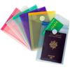 Tarifold Buste con bottone A6 Tarifold colori assortiti - formato 11,4x15,8 cm (conf. 6)