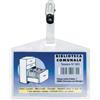 Sei Rota 100 portanome pass 3p 9,5x6cm c/clip in metallo s/cartoncino sei rota - Z02903