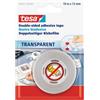 Tesa Nastro biadesivo Tesa trasparente - carta, foto, hobby - 12 mm x 10 m