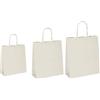 Cartabianca 25 shoppers carta biokraft 45x15x50cm twisted sabbia - Z11700