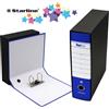 Starline Raccoglitore a leva Starline Starbox dorso 8 cm commerciale blu 28,5x31,5 cm