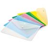 Lebez Buste con bottone A4 Lebez colori assortiti - formato 33,5x23,5 cm (conf. 5)