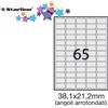 Starline Etichette multiuso bianche Starline - 38,1 x 21,2 mm - 6500 etichette