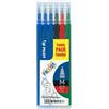 Pilot Ricarica refill assortiti penna cancellabile Pilot Frixion Ball - tratto 0,35 mm (conf. 6)