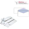 Pigna Envelopes Buste bianche senza finestra Pigna Envelopes Leyla gommata (70 gr) - 11x23 cm (conf. 25)