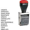 Colop Timbro polinomio 12 diciture 4mm 04000w (blister) colop - Z01465