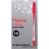 Starline Penna a sfera con cappuccio Starline Classic rossa - punta 1 mm - fusto rosso (conf. 50)