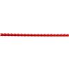 GBC Scatola 100 dorsi spirale 8mm rosso 21 anelli - Z00290