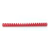 Titanium 100 dorsi plastici 21 anelli 16mm rosso titanium - Z04928