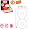 Markin Etichette per cd/dvd bianche Markin - Ø 117,5 mm - 200 etichette